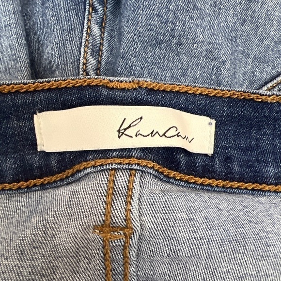 KanCan Distressed Twisted Seam Skinny Blue Jeans - Picture 6 of 8